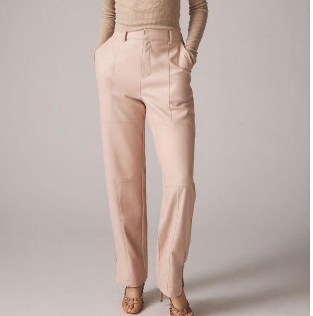 Avec Les Filles Anthropologie Blush Faux Leather Pants - 2